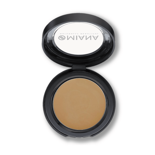 Omiana Natural Cosmetics Multi-Task / Skincare Golden Tan Multitasking Cream: Eye Primer | Highlighter | Bronzer - Mica-Free, and More!