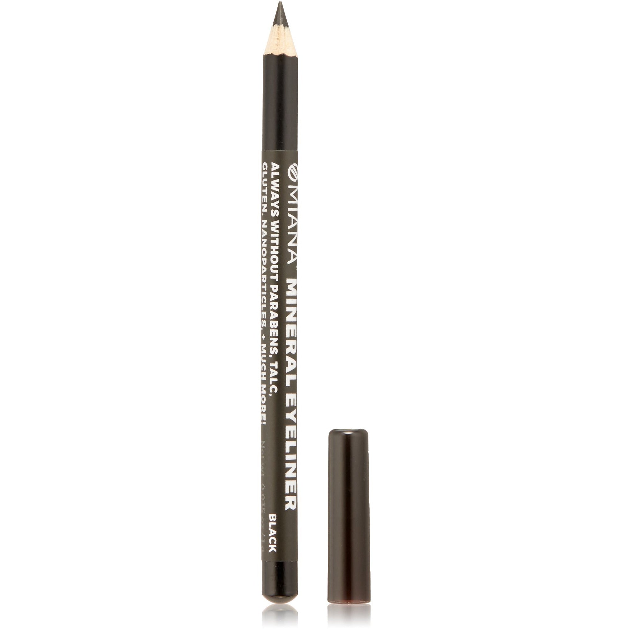 Titanium Dioxide-Free and Mica-Free Mineral Pencil Eyeliner