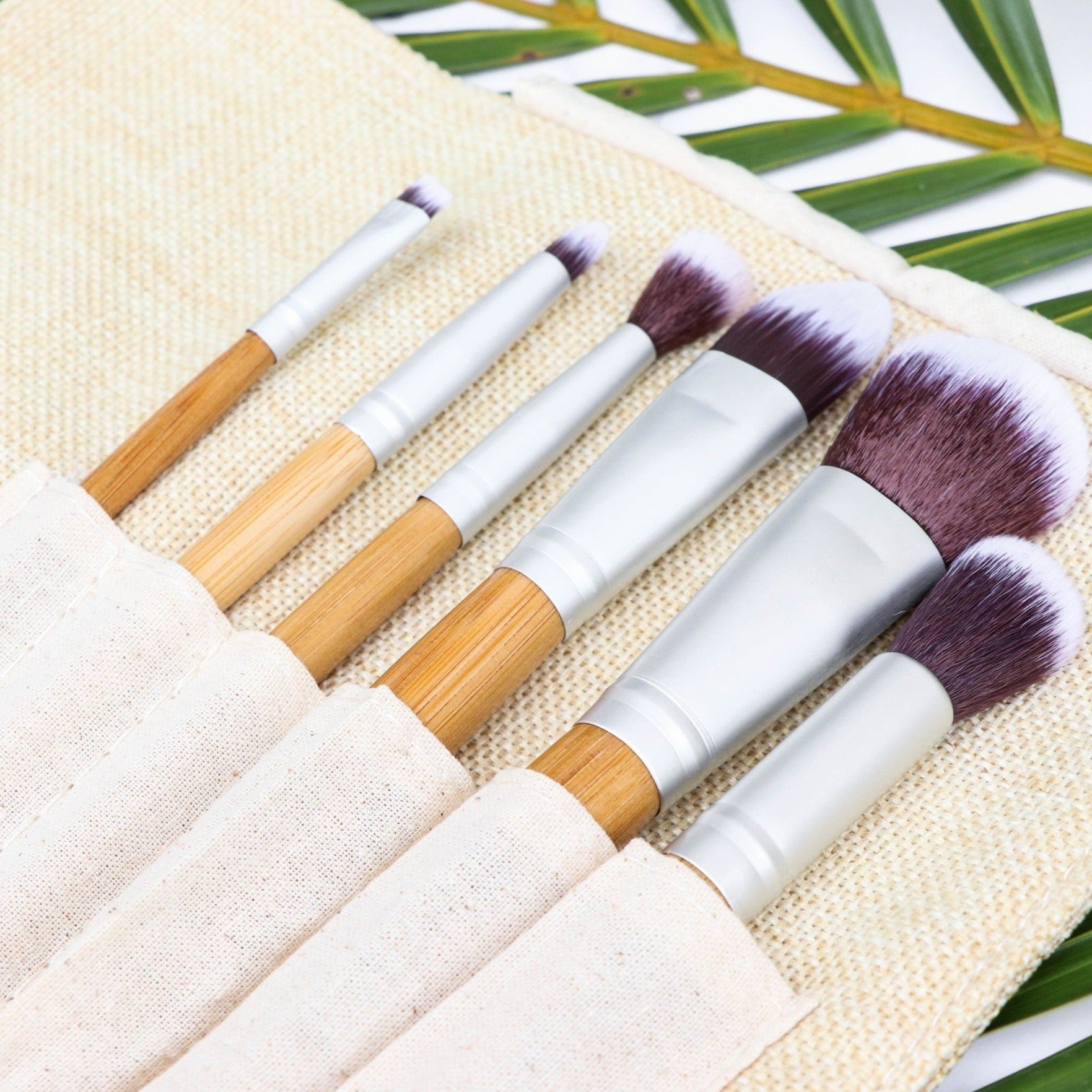 Vegan Bamboo Full Face 6-Brush Kit