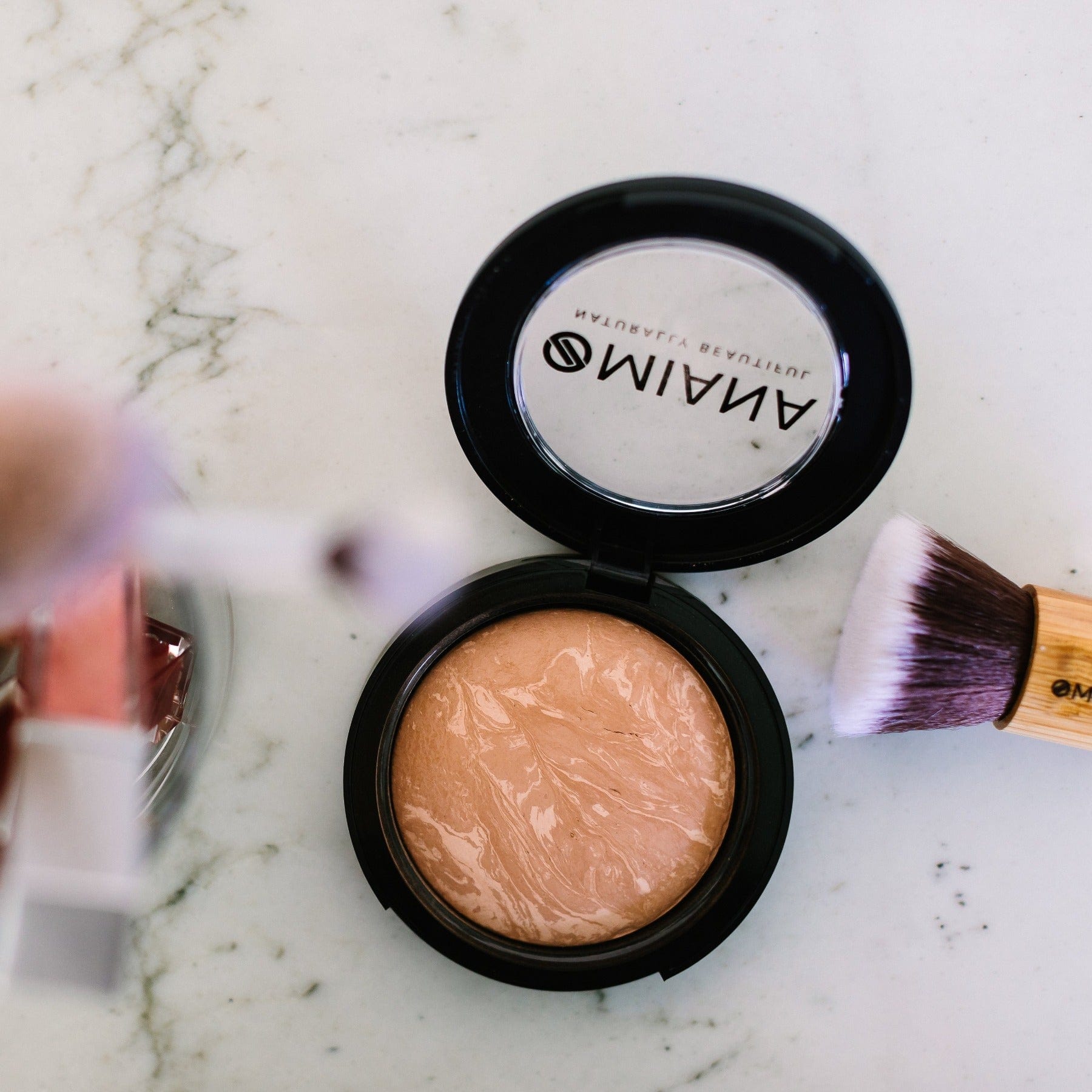 Omiana Natural Cosmetics Foundation Adaptive Pressed Powder Foundation - Titanium Dioxide-Free, & More!